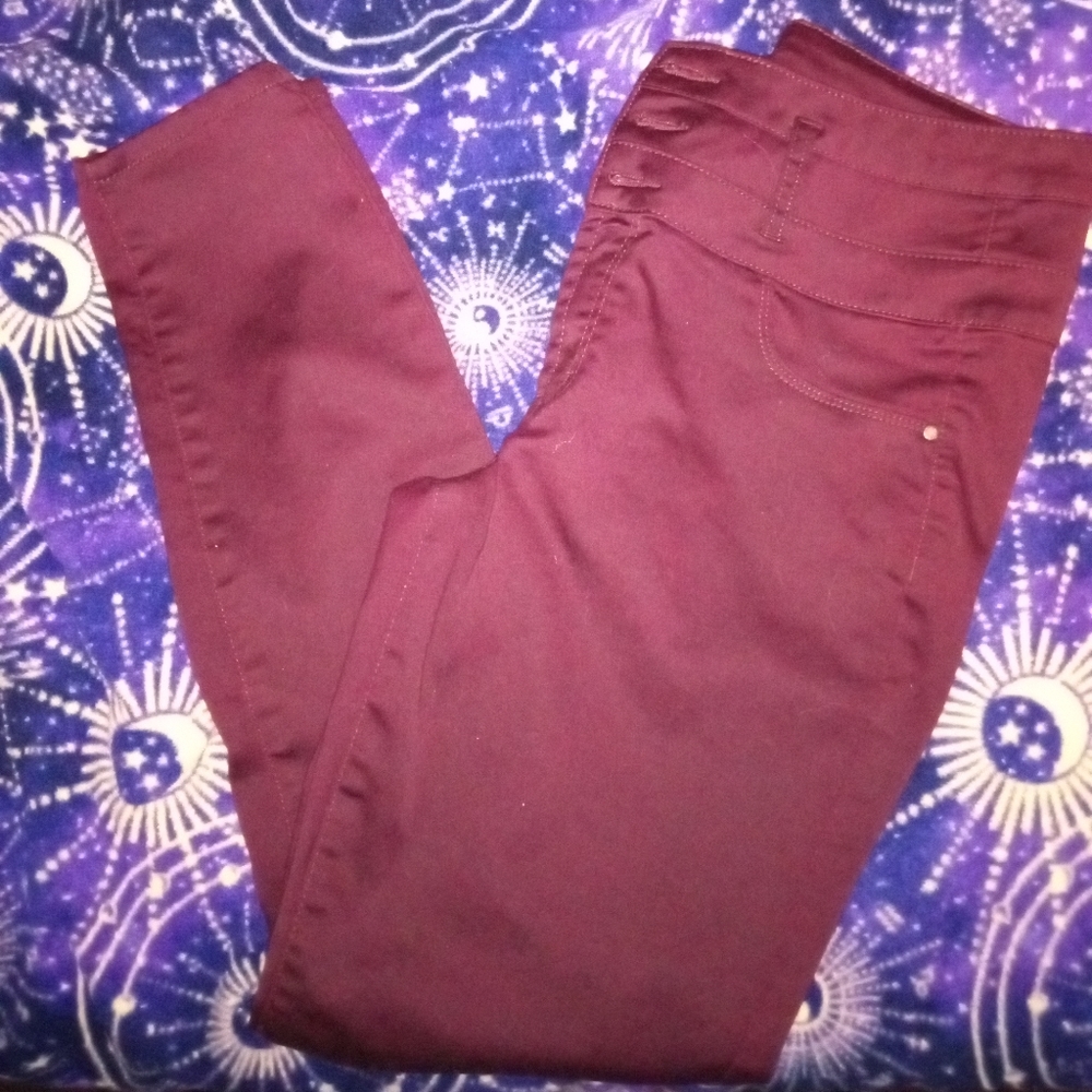 Burgundy pants